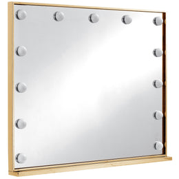 Meridian Hollywood Gold Mirror