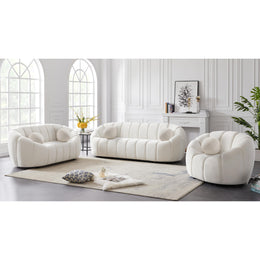 Meridian Elijah Cream Velvet Chair