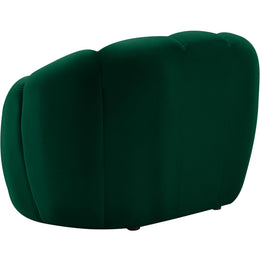 Meridian Elijah Green Velvet Chair