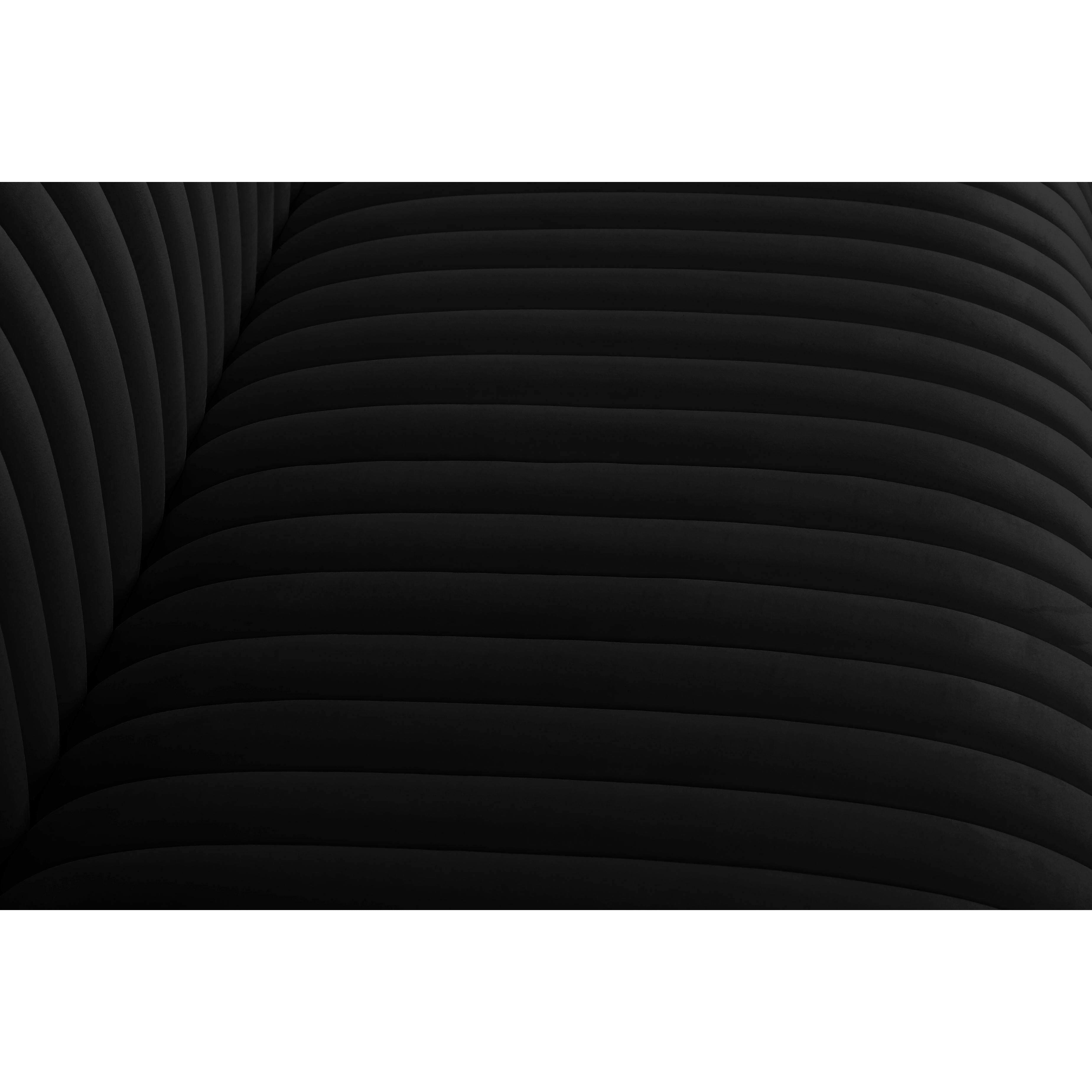 Meridian Ravish Black Velvet Chair