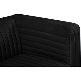 Meridian Ravish Black Velvet Chair