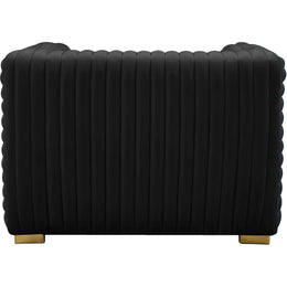Meridian Ravish Black Velvet Chair