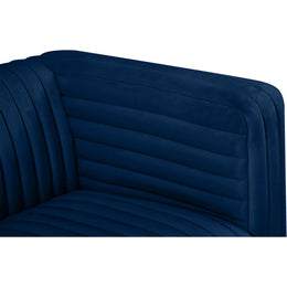 Meridian Ravish Navy Velvet Chair