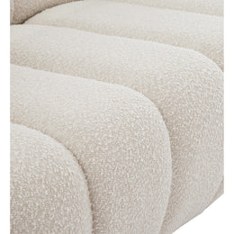 Meridian Elijah Cream Boucle Fabric Chair