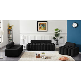 Meridian Melody Black Velvet Chair