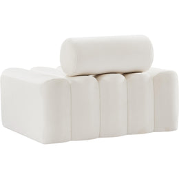 Meridian Melody Cream Velvet Chair