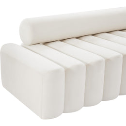 Meridian Melody Cream Velvet Chair