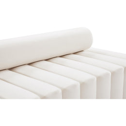 Meridian Melody Cream Velvet Chair