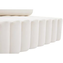 Meridian Melody Cream Velvet Chair