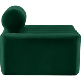 Meridian Melody Green Velvet Chair