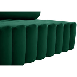 Meridian Melody Green Velvet Chair