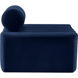 Meridian Melody Navy Velvet Chair