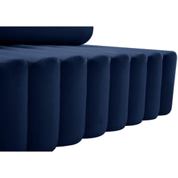 Meridian Melody Navy Velvet Chair