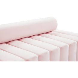 Meridian Melody Pink Velvet Chair