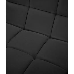 Meridian Relax Black Velvet Armless Chair