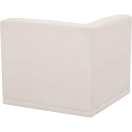 Meridian Relax Cream Velvet Corner Chair