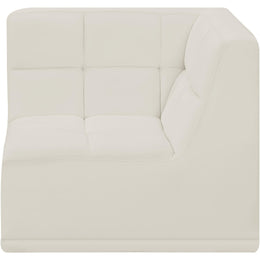 Meridian Relax Cream Velvet Corner Chair