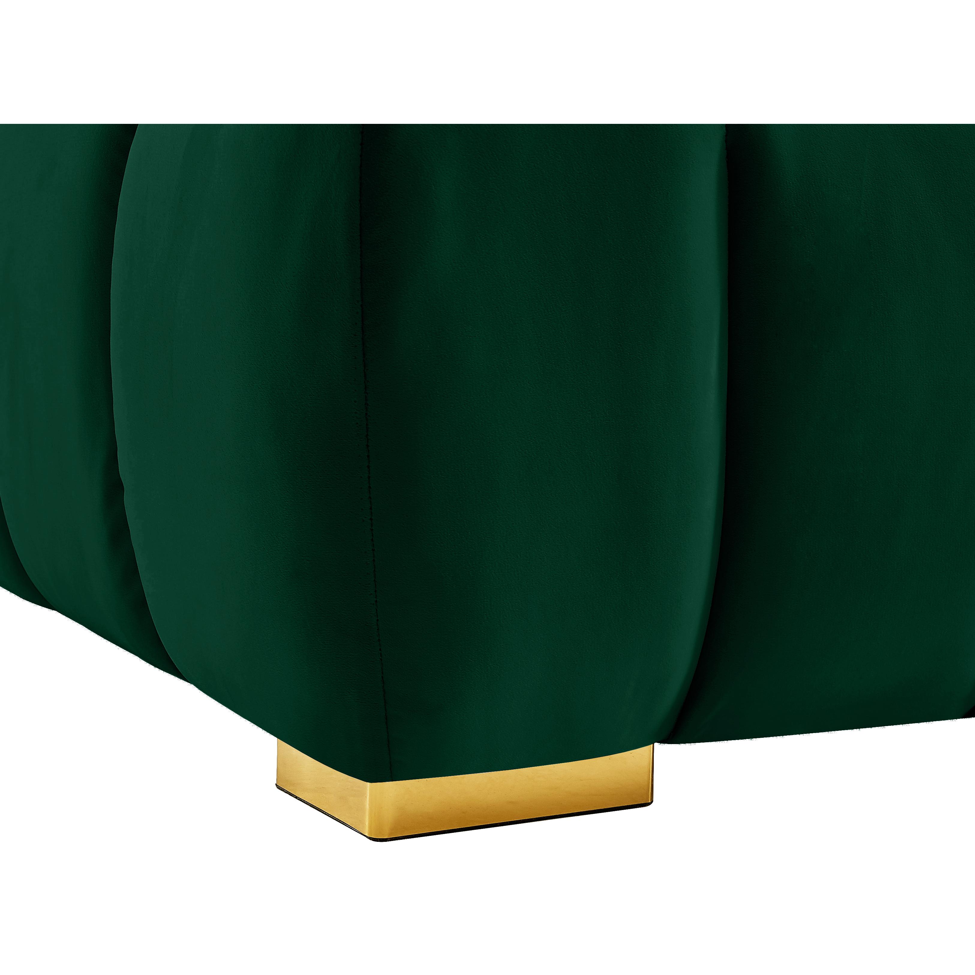 Meridian Gwen Green Velvet Chair