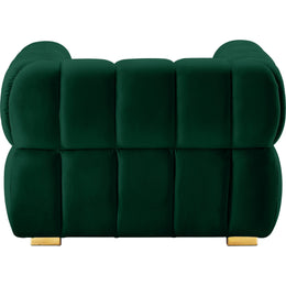 Meridian Gwen Green Velvet Chair
