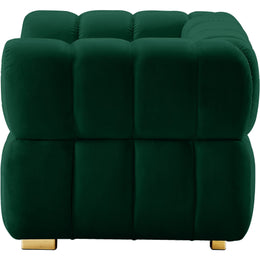 Meridian Gwen Green Velvet Chair
