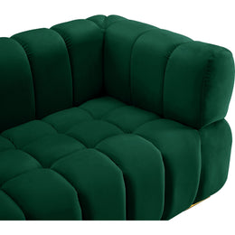 Meridian Gwen Green Velvet Chair