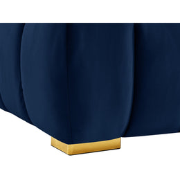 Meridian Gwen Navy Velvet Chair