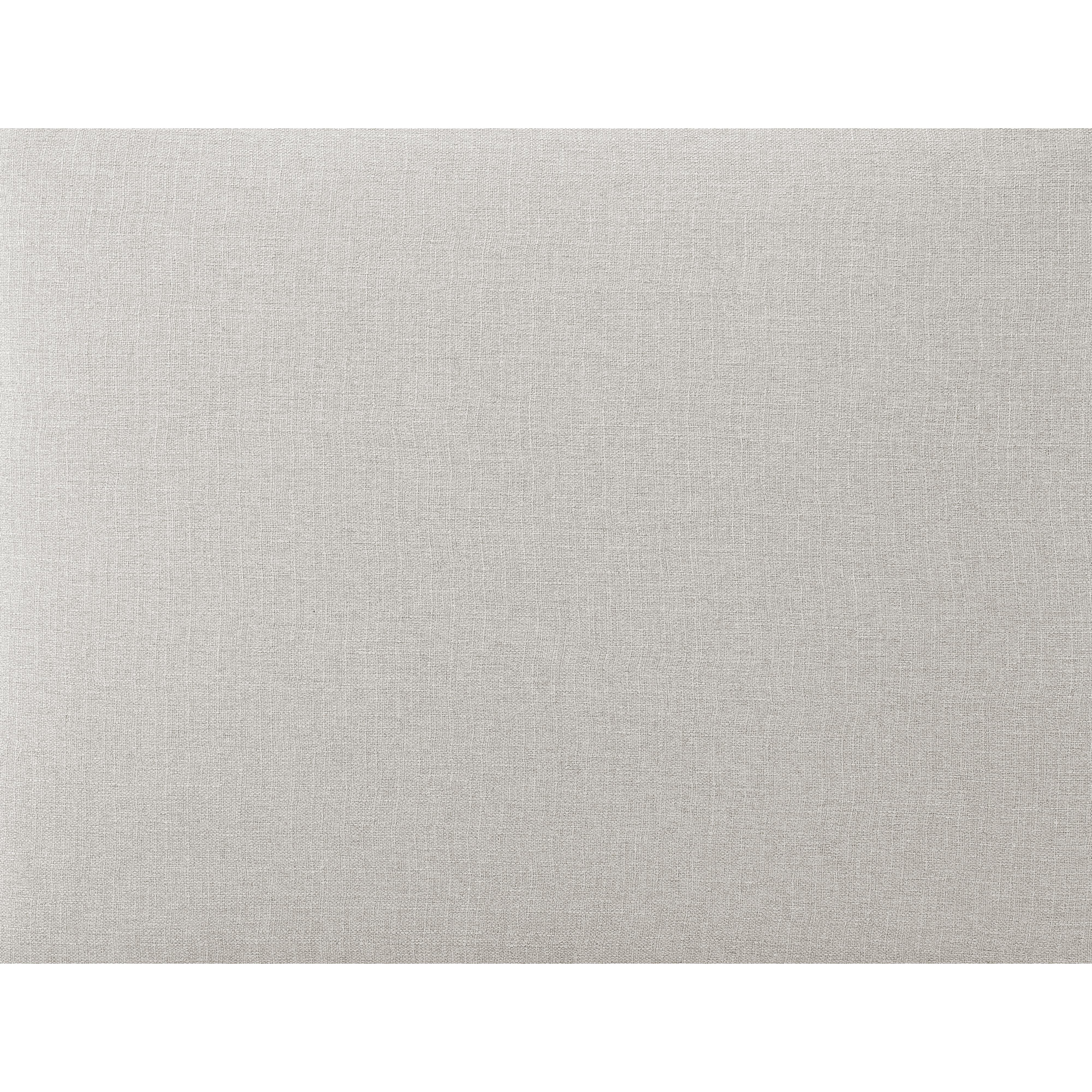 Meridian Beckham Beige Durable Linen Textured Fabric Armless