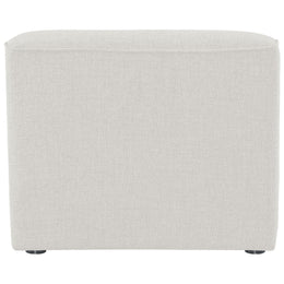 Meridian Miramar Cream Durable Linen Textured Armless