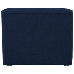 Meridian Miramar Navy Durable Linen Textured Armless
