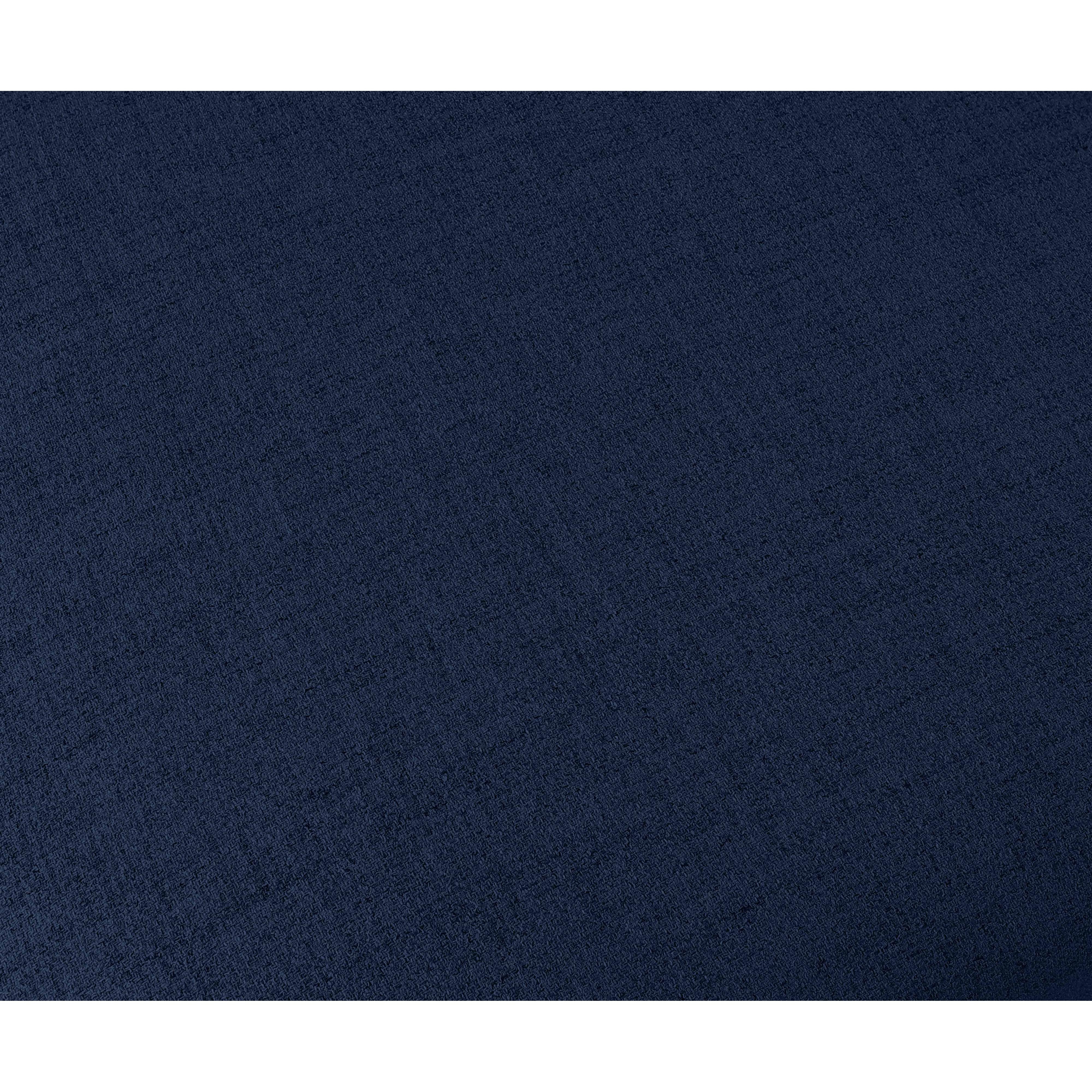 Meridian Miramar Navy Durable Linen Textured Armless