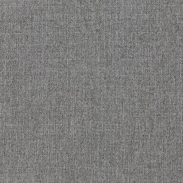 Meridian Mackenzie Grey Durable Linen Textured Ottoman