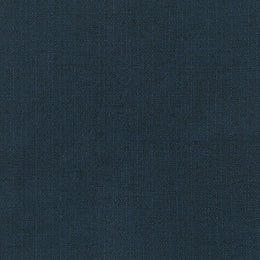Meridian Mackenzie Navy Durable Linen Textured Ottoman