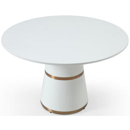Meridian Hans White Dining Table