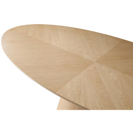 Meridian Gavin Natural White Oak Dining Table