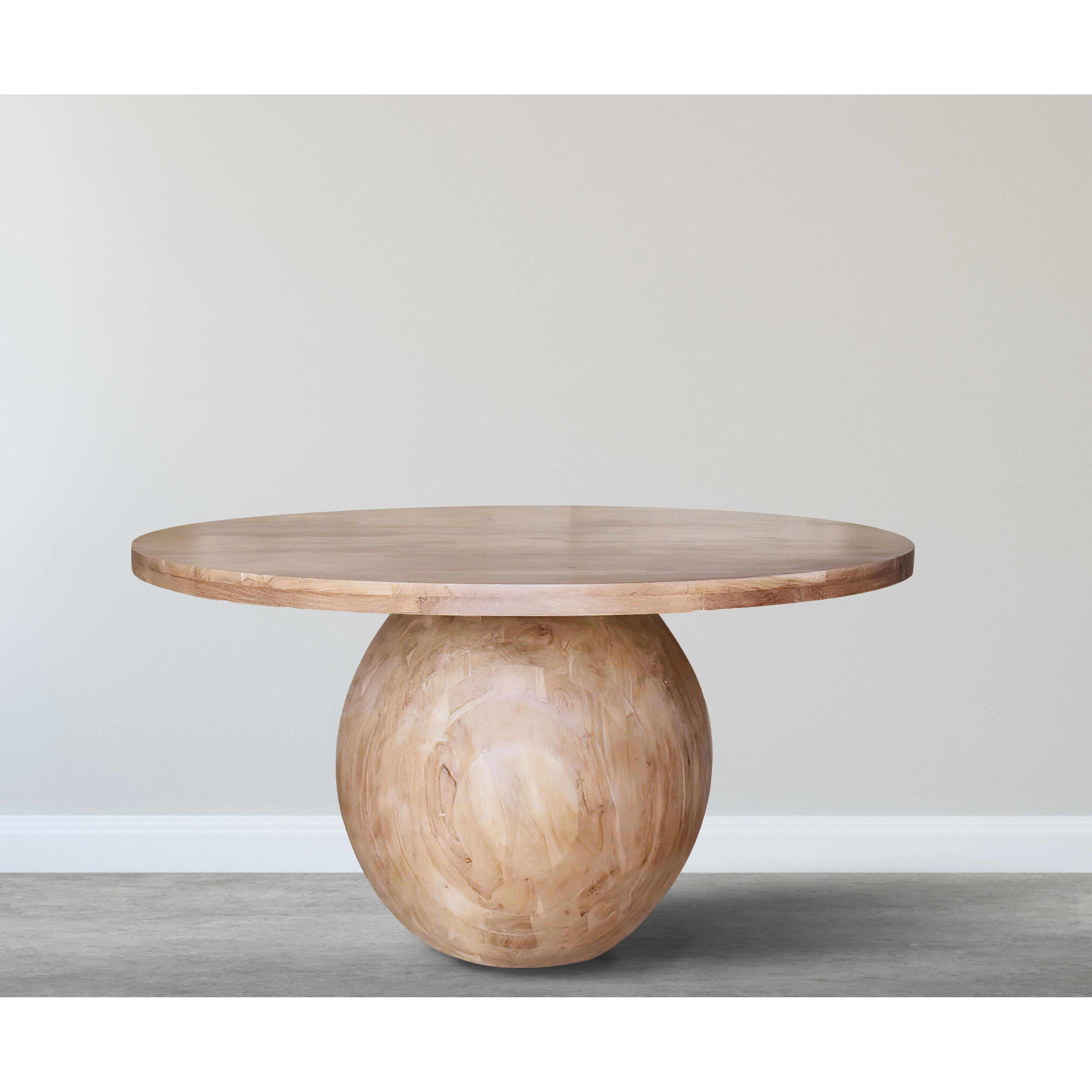 Meridian Halton Natural Acacia Wood Dining Table