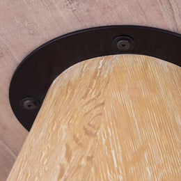 Meridian Linette White Oak Dining Table