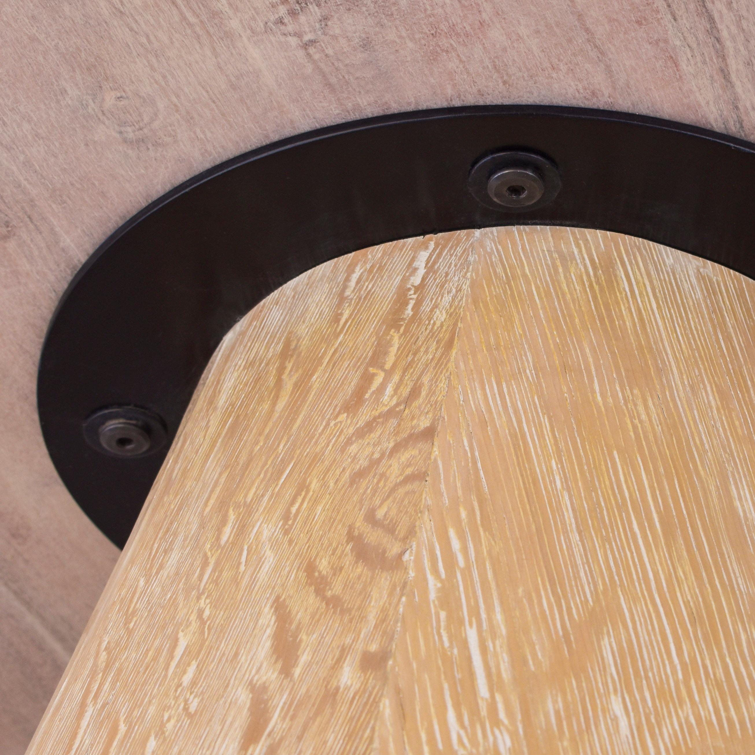 Meridian Linette White Oak Dining Table