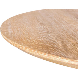 Meridian Linette White Oak Dining Table