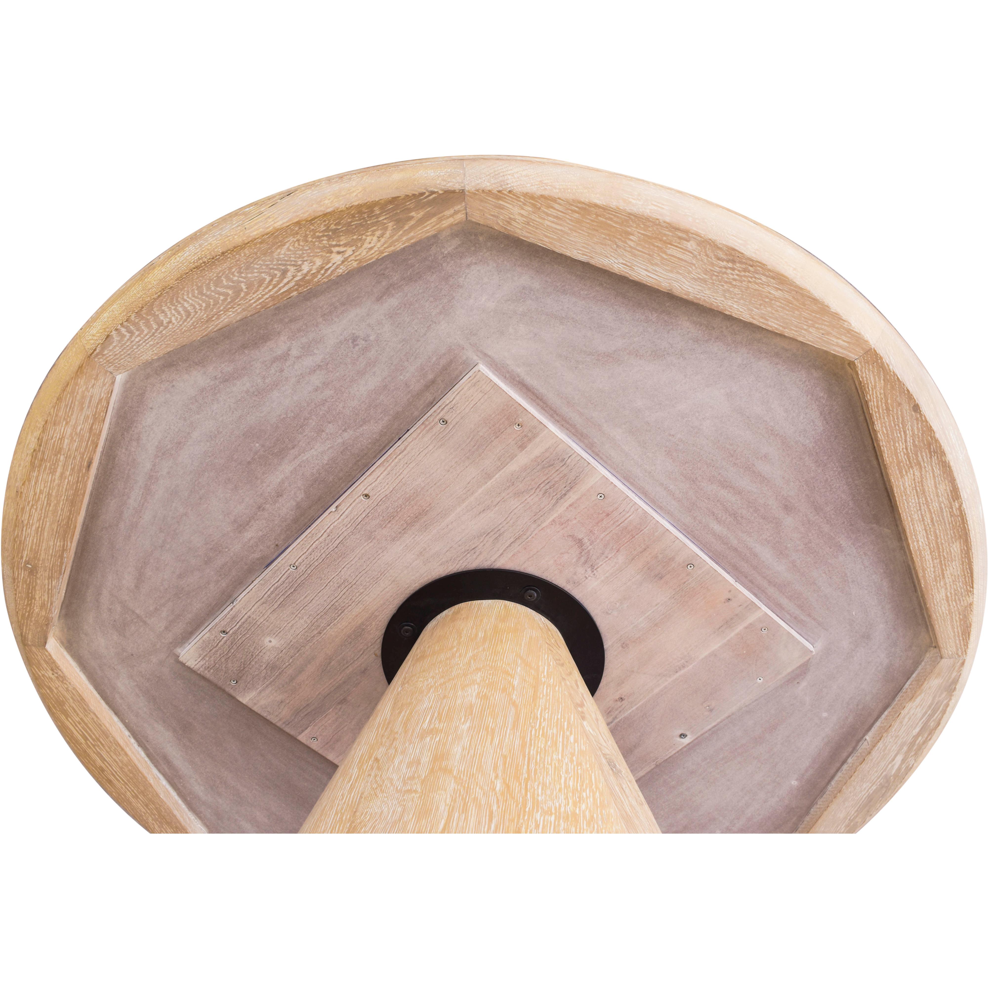 Meridian Linette White Oak Dining Table