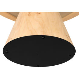 Meridian Linette Natural Burl Wood Dining Table