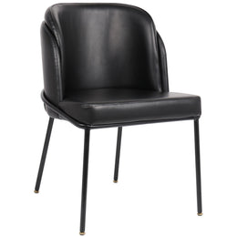Meridian Jagger Black Vegan Leather Dining Chair