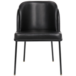 Meridian Jagger Black Vegan Leather Dining Chair