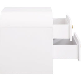 Meridian Artisto White Night Stand