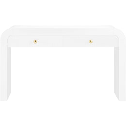 Meridian Artisto White Console Table