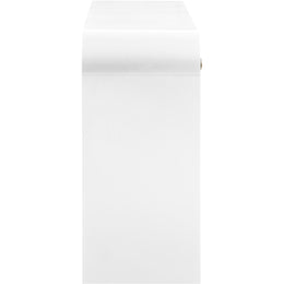 Meridian Artisto White Console Table