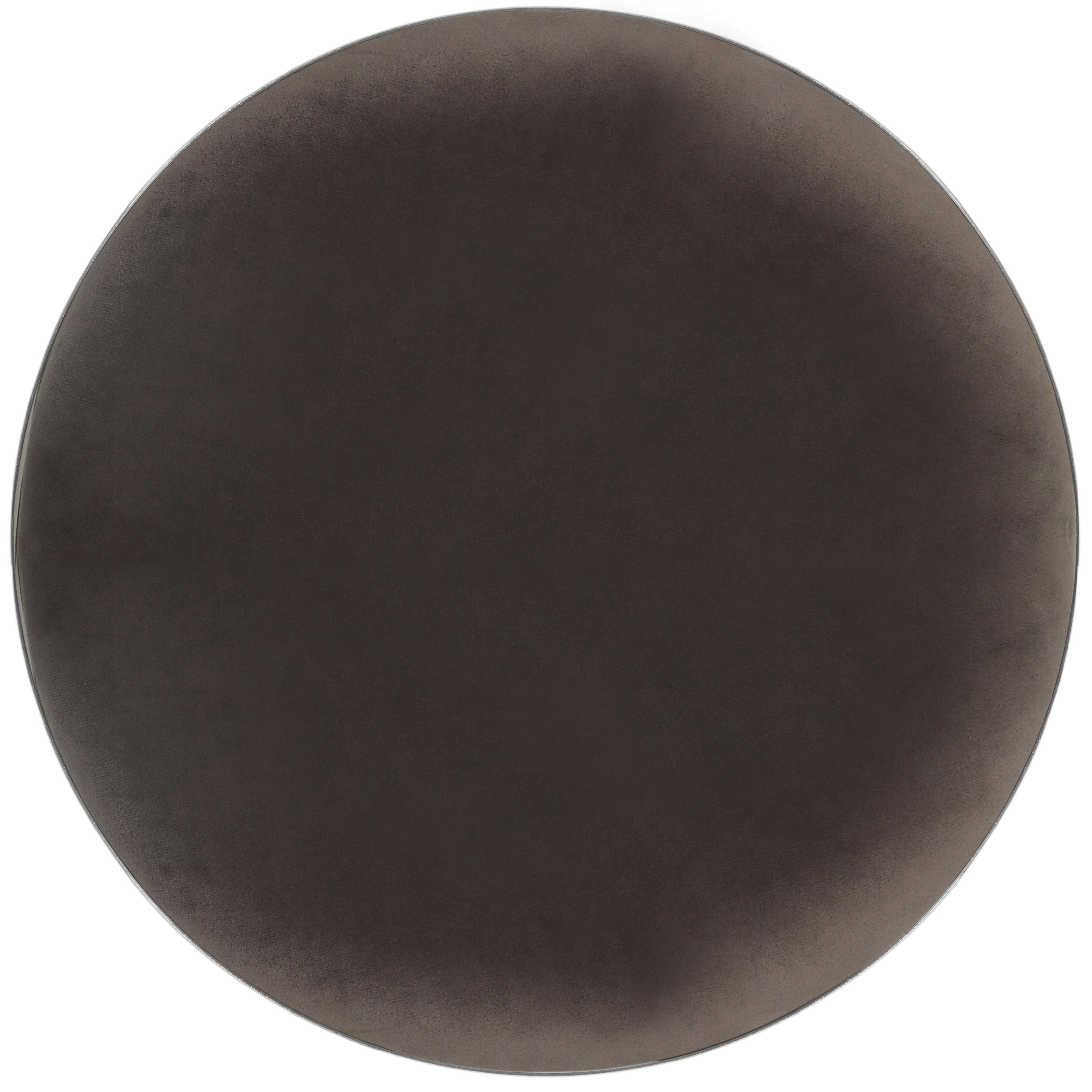 Meridian Brody Grey Velvet Adjustable Stool