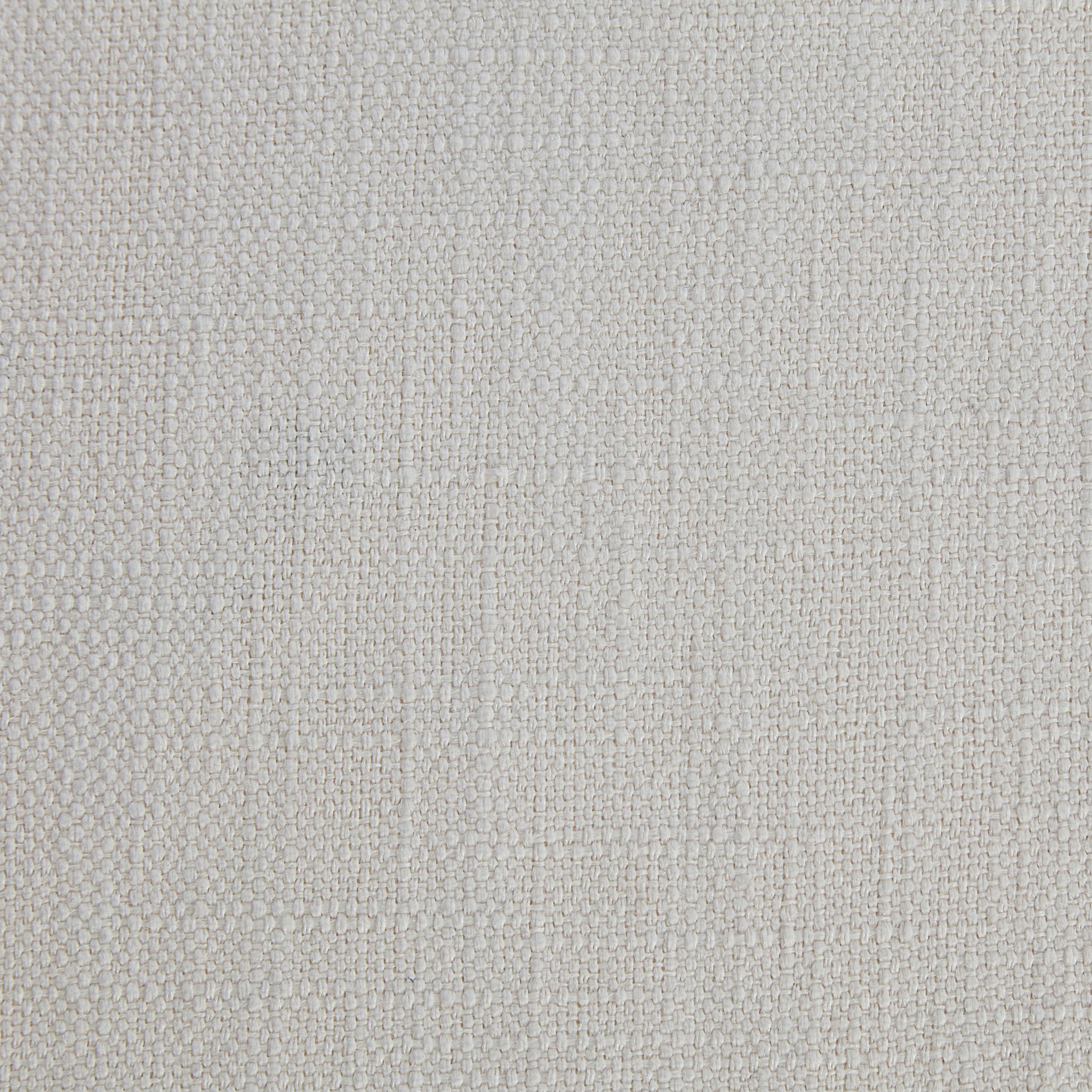 Meridian Brooke Cream Linen Textured Fabric Queen Bed