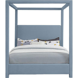 Meridian Emerson Sky Blue Queen Bed (3 Boxes)