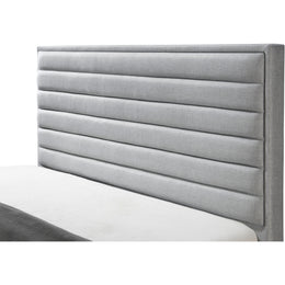 Meridian Hunter Grey Linen Textured King Bed