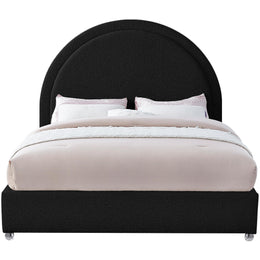 Meridian Milo Black Fabric Full Bed